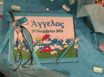 www.lollipop-celebrations.gr βιβλίο ευχών στρουμφάκι